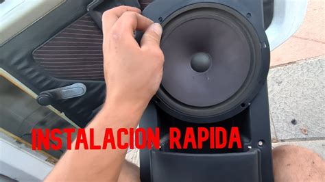 Como Instalar Altavoces A Un CocheFACIL Y RAPIDO YouTube