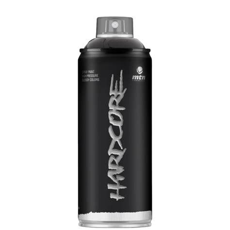 Tinta Spray Hardcore Preto Brilhoso Ml Mtn Madeiramadeira