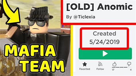 I Played The First Version Of Anomic Roblox Anomic Youtube