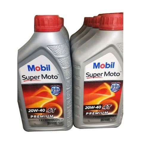 Mobil Super Moto 4T 20W 40 Premium Engine Oil Packaging Type Can At