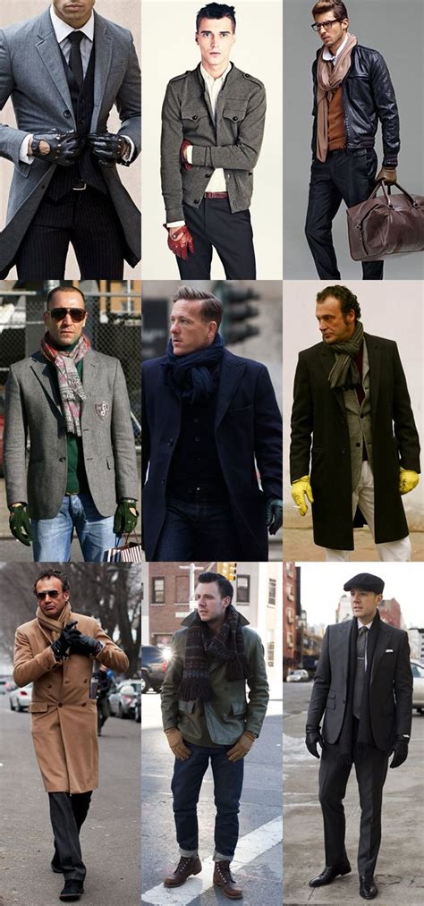 A Selection Of Mens Hats Scarves Coats Boots Gloves And Bags Men