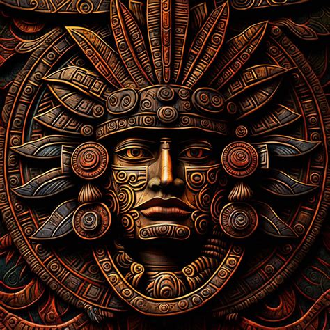 Mayan Wall Art / Digital Print / Mayan Art / Vibrant Wall Art / 2 ...