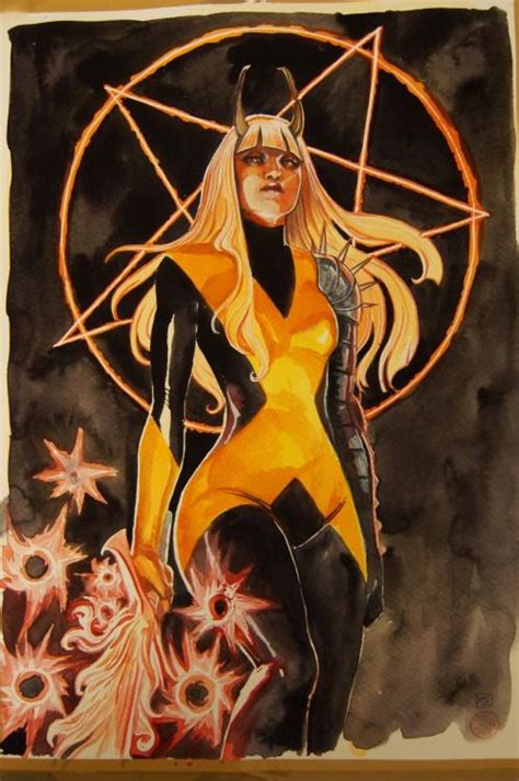 Stephanie Hans Magik Commission Magik Marvel Marvel Comics Art