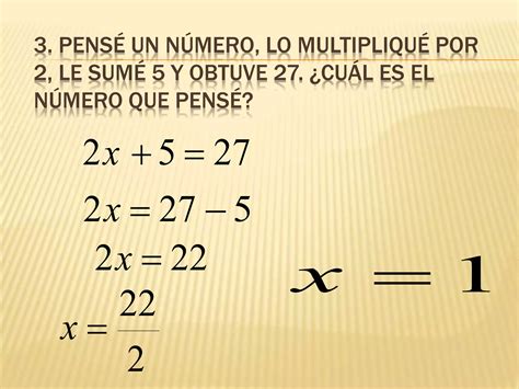 Ecuaciones De Primer Grado De La Forma A X B PPT