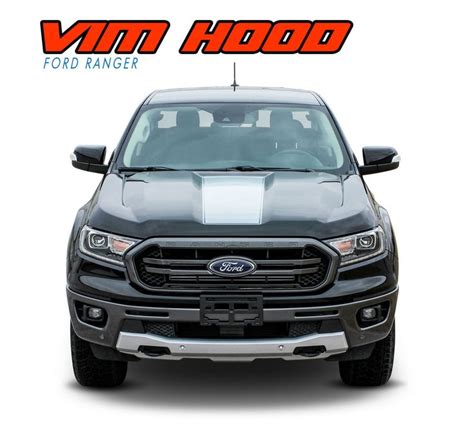 Vim Hood 2019 2020 2021 2022 Ford Ranger Center Hood Decals Stripes