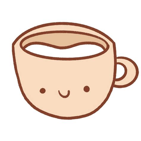 How To Draw A Cute Kawaii Coffee Cup Draw Cartoon Style