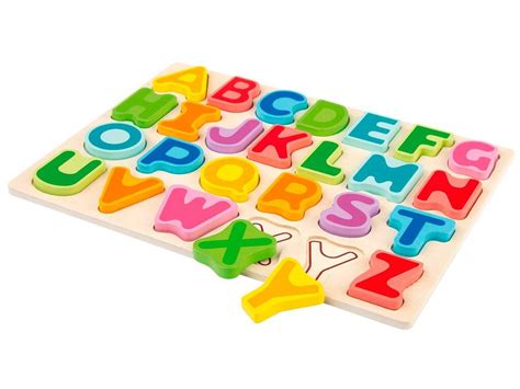 Buchstabenpuzzle Aus Holz Color Baby Juguetilandia