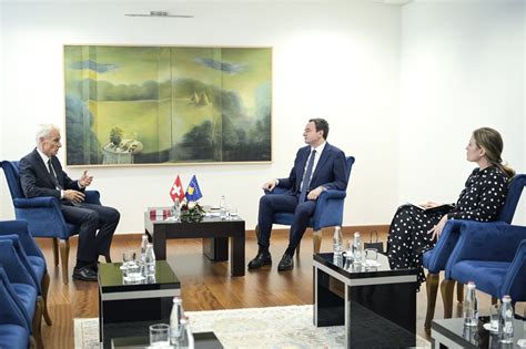 Prime Minister Kurti Hosted The Ambassador Of Switzerland In Kosovo