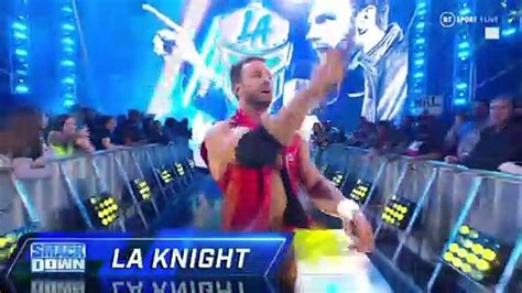 La Knight Entrance Wwe Smackdown Jan 20 2023 Video Dailymotion