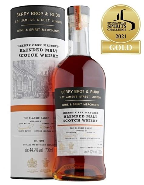 Berry Bros. & Rudd 'Classic Sherry Cask' Blended Malt Scotch Whisky ...