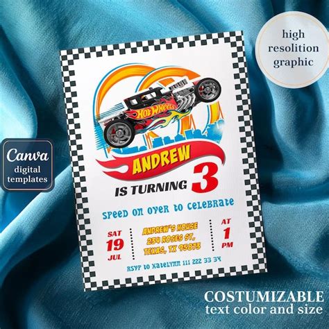 Plantilla hot wheels Etsy México