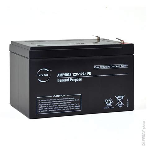 BATTERIE PLOMB AGM NX 12 12 GENERAL PURPOSE FR 12V 12AH F6 35