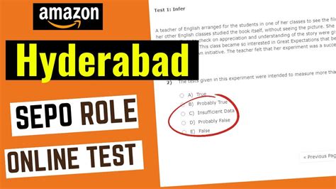 Amazon SEPO Team Online Test Questions And Answers Amazon Jobs