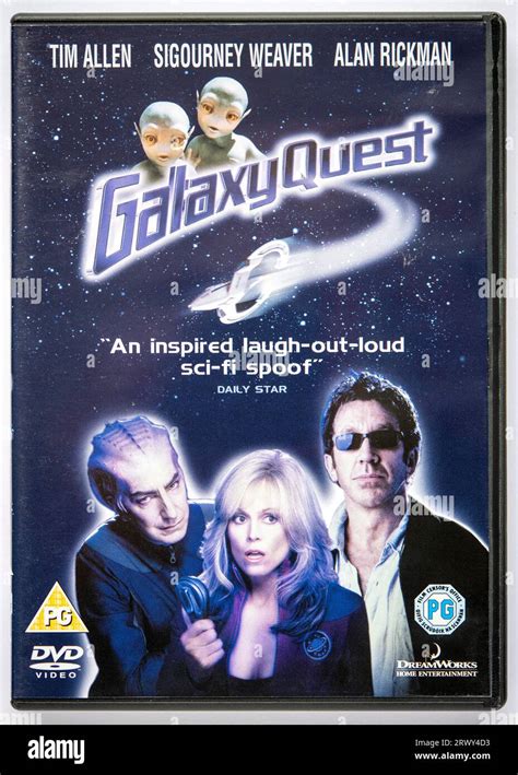 Cover of a DVD copy of the Galaxy Quest movie, a comedy which was ...