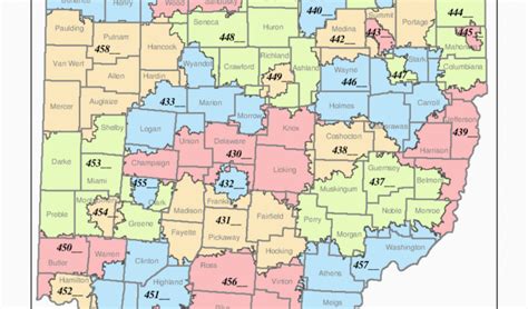 Map Of Northeast Ohio Zip Codes Maps Of Ohio