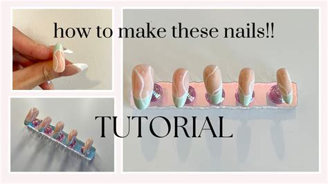 How To Make Press On Nails For Beginners Press On Nail Tutorial