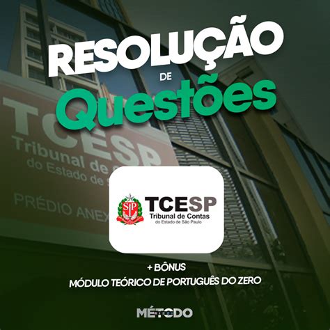 ResoluÇÃo De QuestÕes Para Tcesp Banca Fgv Cursos De Português Para Concursos Públicos