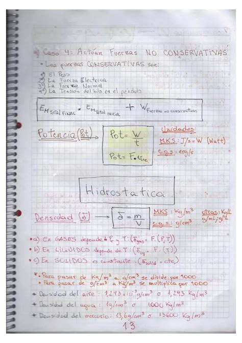 Resumen Fisica Formulas Pdf