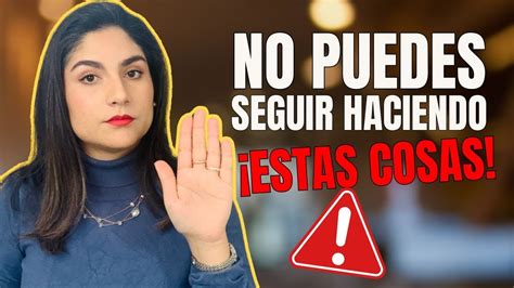 5 COSAS QUE DEBES DEJAR DE HACER SI QUIERES VOLVER A SER UNA PERSONA