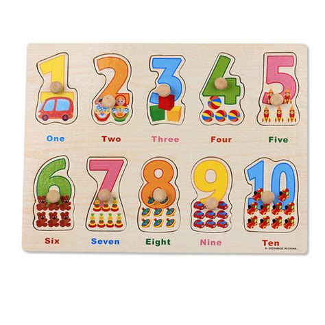 Toddler Puzzles Educational Wooden Puzzles for Preschoolers Kids Fun P ...