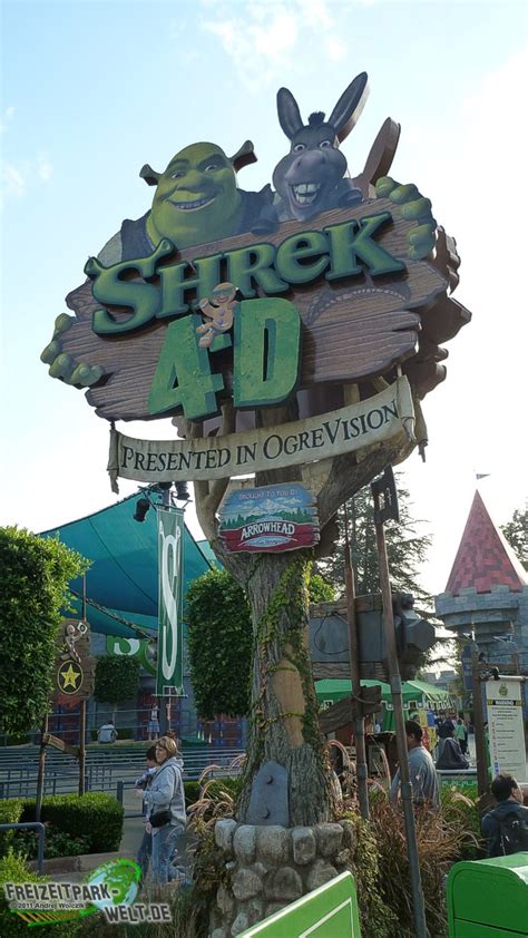 Shrek 4d Universal Studios Hollywood Freizeitpark Weltde