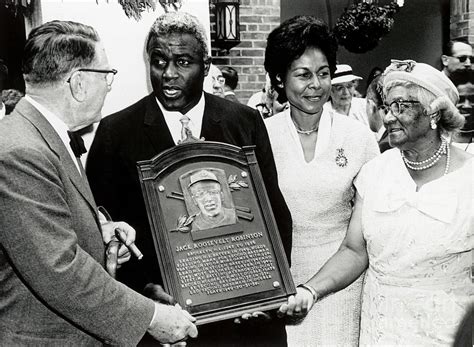 Jackie Robinson By National Baseball Hall Of Fame Library