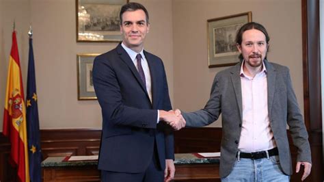 Sánchez e Iglesias presentan este lunes el acuerdo de coalición