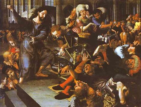 Christ Driving Merchants from the Temple, 1556 - Jan van Hemessen ...