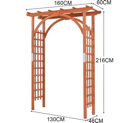 Arche De Jardin En Bois Pour Plantes Grimpantes Arceau à Rosiers En