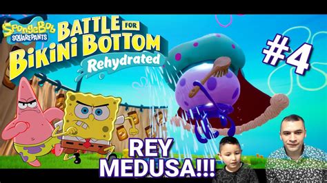 Bob Esponja Vs El Rey Medusa Bob Esponja En Fondo De Bikini Capitulo