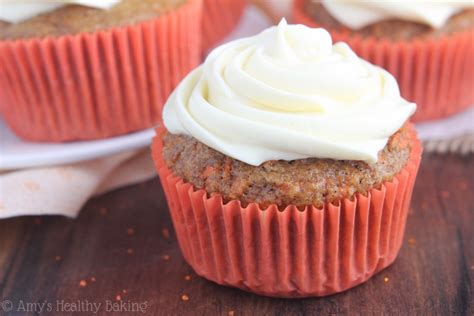 Classic Carrot Cake Cupcakes Amys Healthy Baking