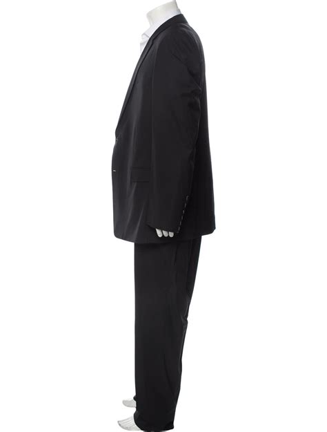 Dior Men 2023 Virgin Wool Two Piece Suit Black 1025 Rise Suiting