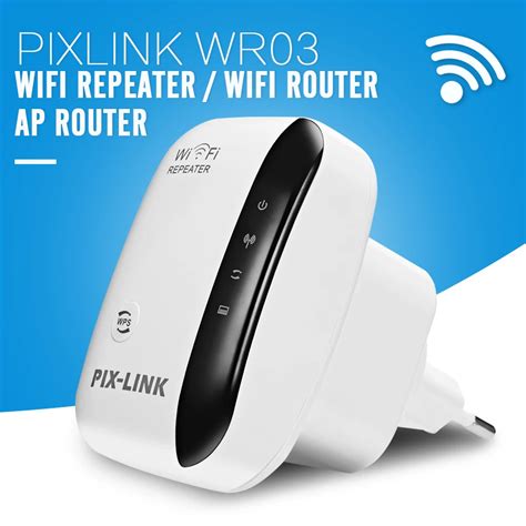 PIXLINK WR03 Wireless WiFi Repeater Router 802 11N B G 300Mbps Network