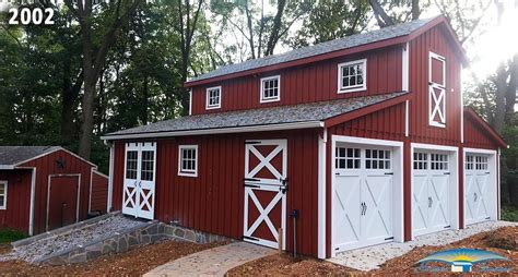 30x28 Monitor Style Barn Customized into a 3-Car Garage | Barn style ...