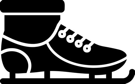 Ice Skates Vector Icon Vector Art At Vecteezy