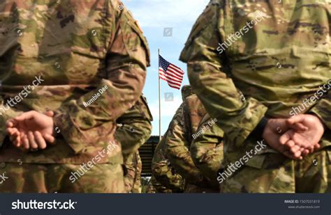 American Soldiers Flag Usa Us Army Stock Photo 1507031819 | Shutterstock