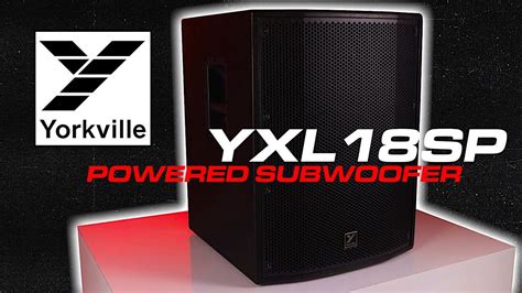 Yorkville Sound S Affordable New YXL18SP 18 Powered Subwoofer YouTube