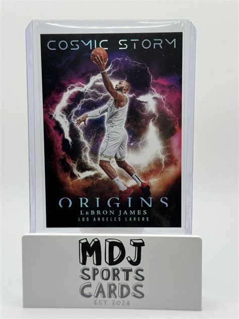 LeBron James 2023 24 Panini Origins Cosmic Storm SSP Los Angeles