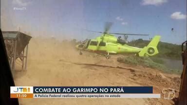 Jornal Tapajós 1ª Edição PF realiza ações para combater o garimpo