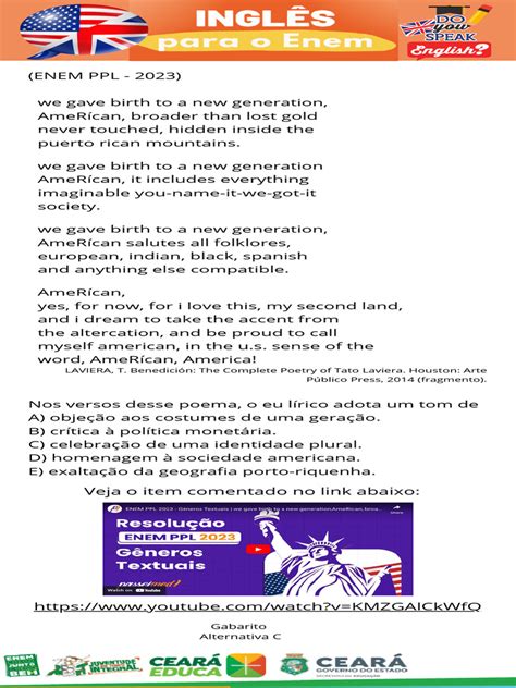 Inglês Para O Enem - ingles para o enem 4 | PDF