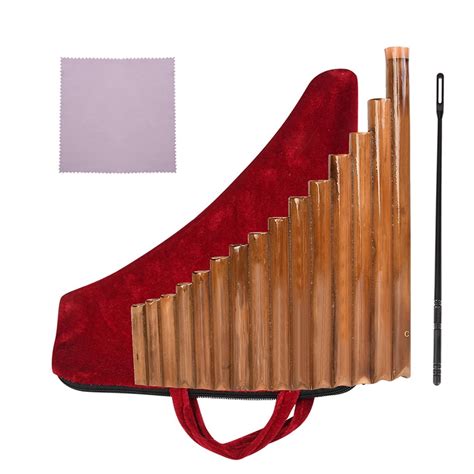 Shylai Pan Flute G Key Panpipe Beginners Woodwind Instrument Pipes