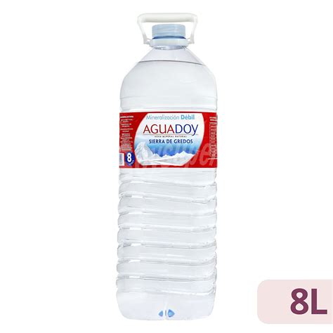 Aguadoy Agua mineral natural mineralización debil Garrafa 8 l