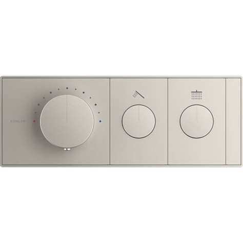 Kohler Anthem Two Outlet Thermostatic Valve Control Panel With Recessed