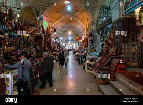 Shiraz Iran 04 12 2019 People Walking Through An Alley Of Vakil