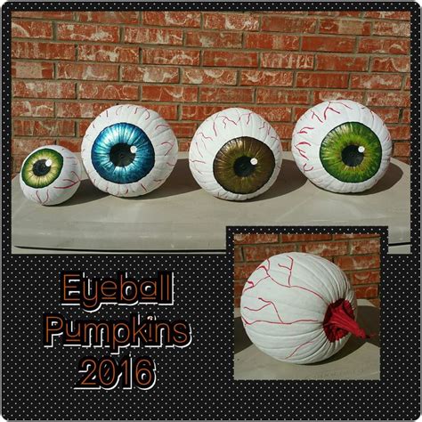 Eyeball Pumpkins Halloween Pumpkin Designs Pumpkin Halloween Decorations Halloween Eyeballs