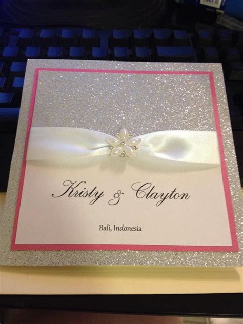 Glitz And Glam Wedding Invitation By Perfectlypersonalise On Etsy