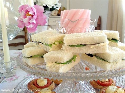 Veggie And Herb Cheese Tea Sandwiches About A Mom