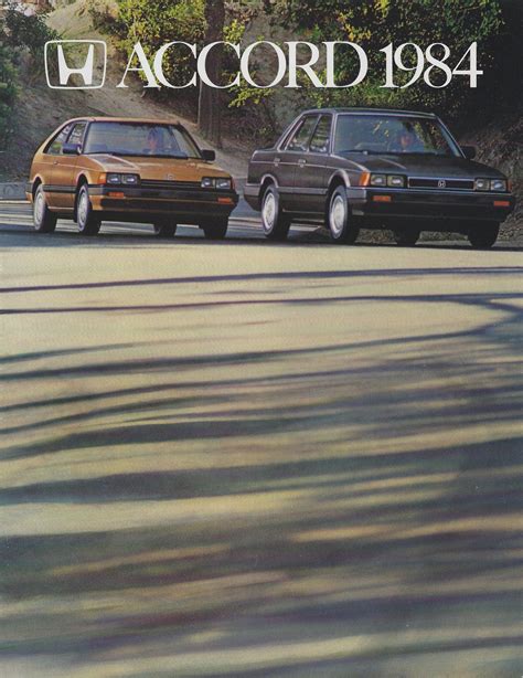 1984 Honda Accord Brochure By Arianna Emer Issuu