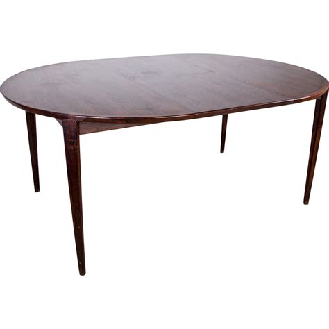 Table Danoise Vintage En Palissandre De Rio Par Henry Rosengren Hansen