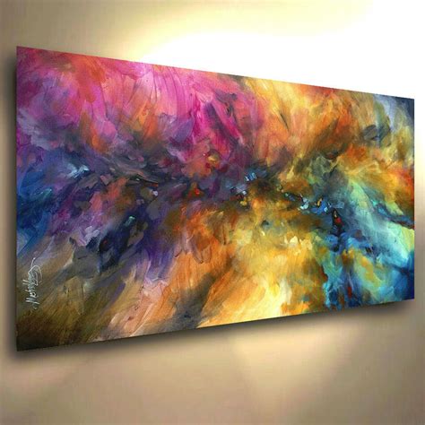 Decorative Abstract Art Modern Contemporary Giclee Canvas Print By